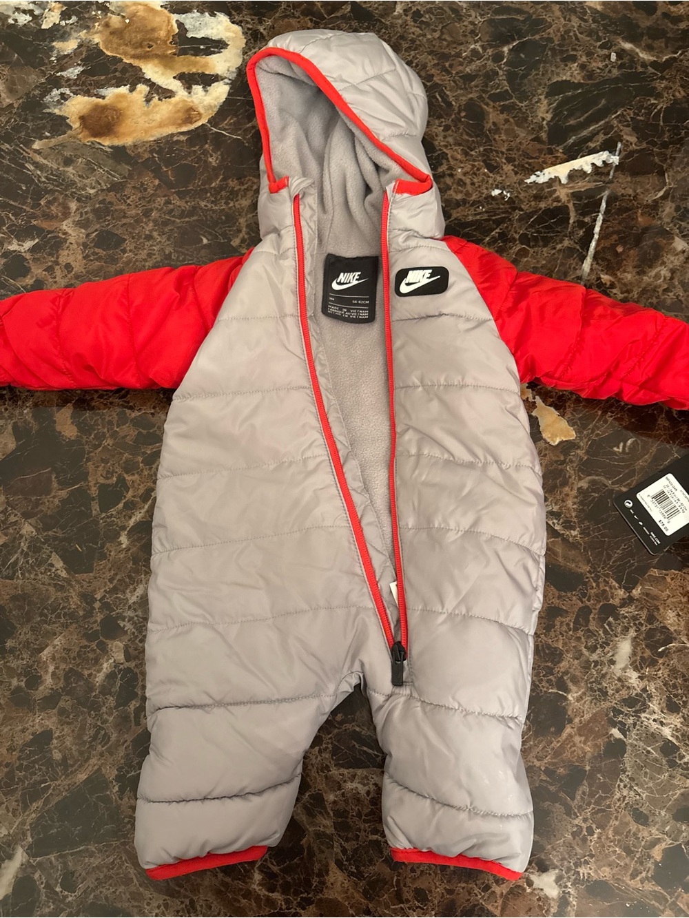 Nike new infant puffer snowsuit